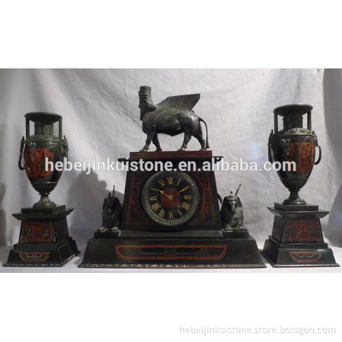 bronze antique clock